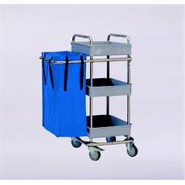 Carro camareras 3 bandejas 1 bolsa ref:al50350 - 3990009-CARROCAMARERA3BANDEJA1BOLSA