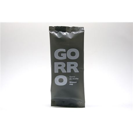 Gorro ducha mate gris env c/ 300 ud - 1660025-GORRODUCHAMATEGRIS