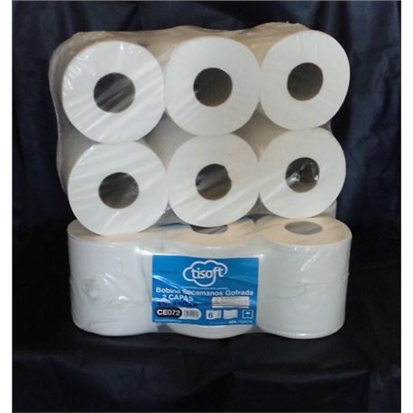 Bobina chemine gofrado tisoft 2c s/6 ud (ce072) - 2310021