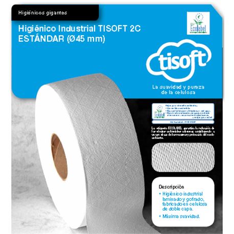 Papel hig. yumbo gofrado "tisoft" s/ 18 rl ce070 - 2340022