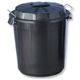 Barreño 50 ltr. goliat negro c/ pedal - 2830033