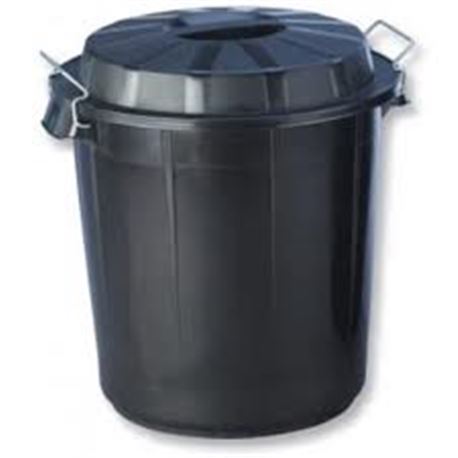 Barreño 50 ltr. goliat negro c/ pedal - 2830033