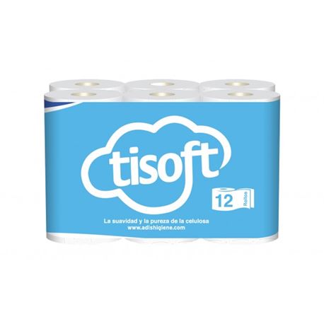 Papel "basic" hig. tisoft s/ 108 rollos (marlina) ref: cel084 - 2360010