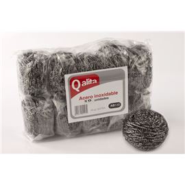 Estropajo acero inox 40 gr p/2 ud c/24