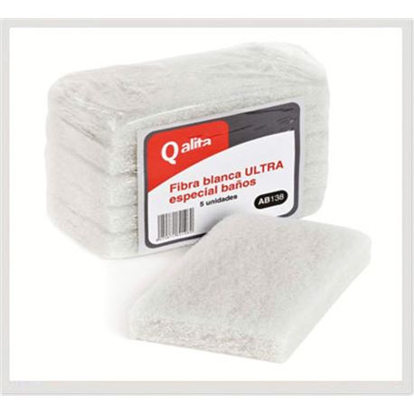 Fibra blanca qalita ultra especial baños pack 5 ud ref: ab138 - 2420024