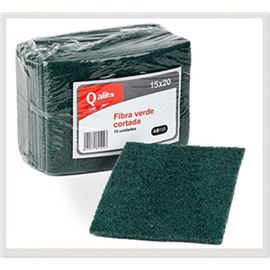 Fibra verde qalita 15x20 (paq. 15 ud ) c/7 paq. ref: ab105 - 2420023