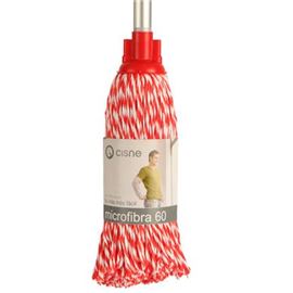 Fregona microfibra trenzada roja/bca. c/24 ref: 0100153 - 2450026