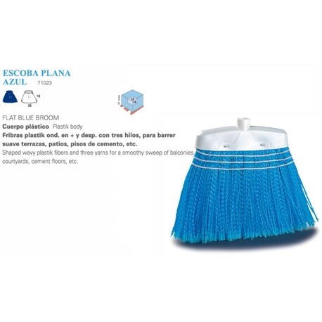 Cepillo plano azul ( c/ 12 ud) - 2460005