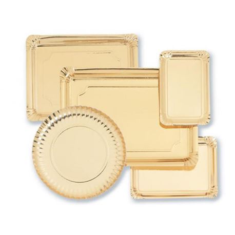 Bandeja oro 20x27 100 uds - 1030050