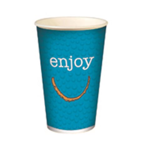 Vaso papel beb. frias 360ml dpe12 c/ 2000 ud enjoy azul - 3270012