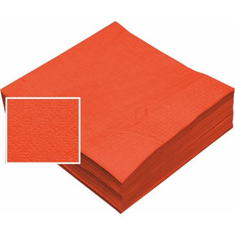Serv. 40x40 2c pliegue 1/8 terracota c/1200 ud map - 1340075-SERVILLETA40TERRACOTAMAP
