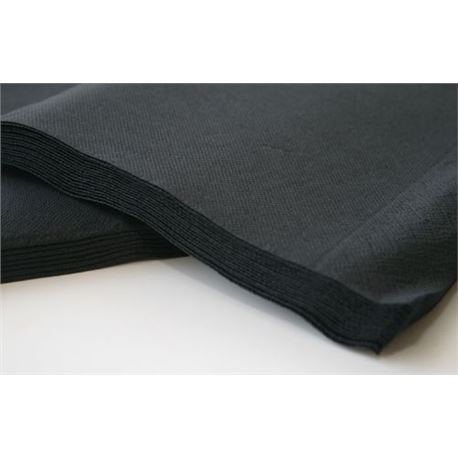 Serv. micropunto 40x40 2c 1/8 negra c/24x50 h map - 1340041-SERVILLETA40 NEGRA