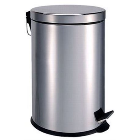 Papelera acero inox 12 l pamex ref: 8431250400210 - 2830086-PAPELERA ACERO INOX 12L