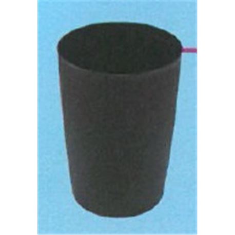 Papelera eco plastico negro ref: al60010n - 2830047-PAPELERA ECO PLASTICO NEGRO