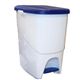 Papelera cubo pedal ecologico 25 ltr. azul,am,ve ref: 24170 - 2830046-PAPELERA 25L ECOLOGICO