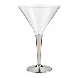 Copa cocktail 70 cc pie cromado plata ( 8x6) - 3310031-COPA COCKTAIL 70 CC