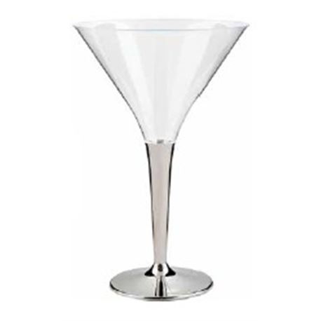 Copa cocktail 70 cc pie cromado plata ( 8x6) - 3310031-COPA COCKTAIL 70 CC