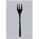 Mini tenedor ps 100mm negro c/ 30x50 ud - 3310005-MINITENEDORNEGRO