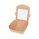 Caja de carton +ventana pq kraft 140x100x50 c/250 - 1030045