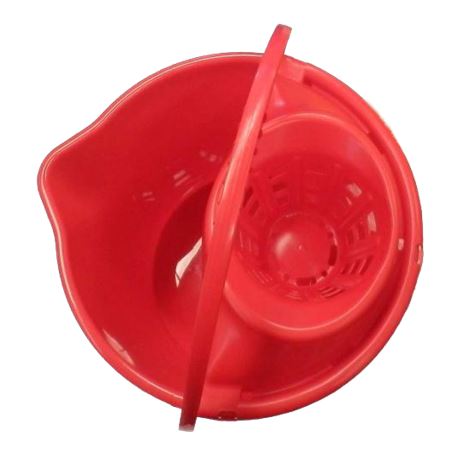 Cubo redondo 12 lts rojo - 2810034 - CUBO COLORES 12 LITROS ROJO