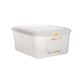Caja hermetica gastronorm transparente 325x265x150 10l c/6 uds ref: 12480 - 2830118