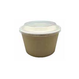 Ensaladera carton kraft 1000 ml sin tapa c/300 ref. erpaen000014 - 1040128