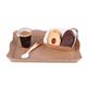 Bandeja catering kraft marrón micro c/200 ud 5580 - 1030082