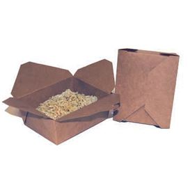 Caja kraft comida preparada grande 197x139x89 c/100 ud ref: k1002/27 - 1030076