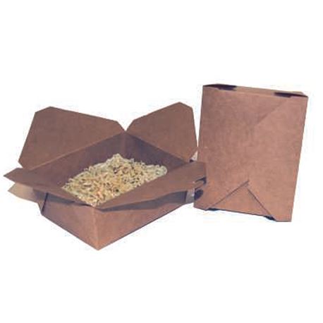 Caja kraft comida preparada grande 197x139x89 c/100 ud ref: k1002/27 - 1030076