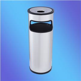 Papelera cenicero redonda inox al 72201 - 3990106