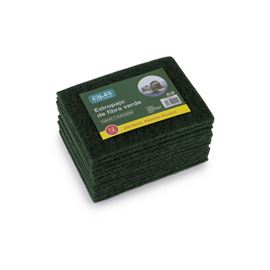 Estropajo verde 20x15 12 uni pla (c/20 pack) - 2420019- ESTROPAJO VERDE